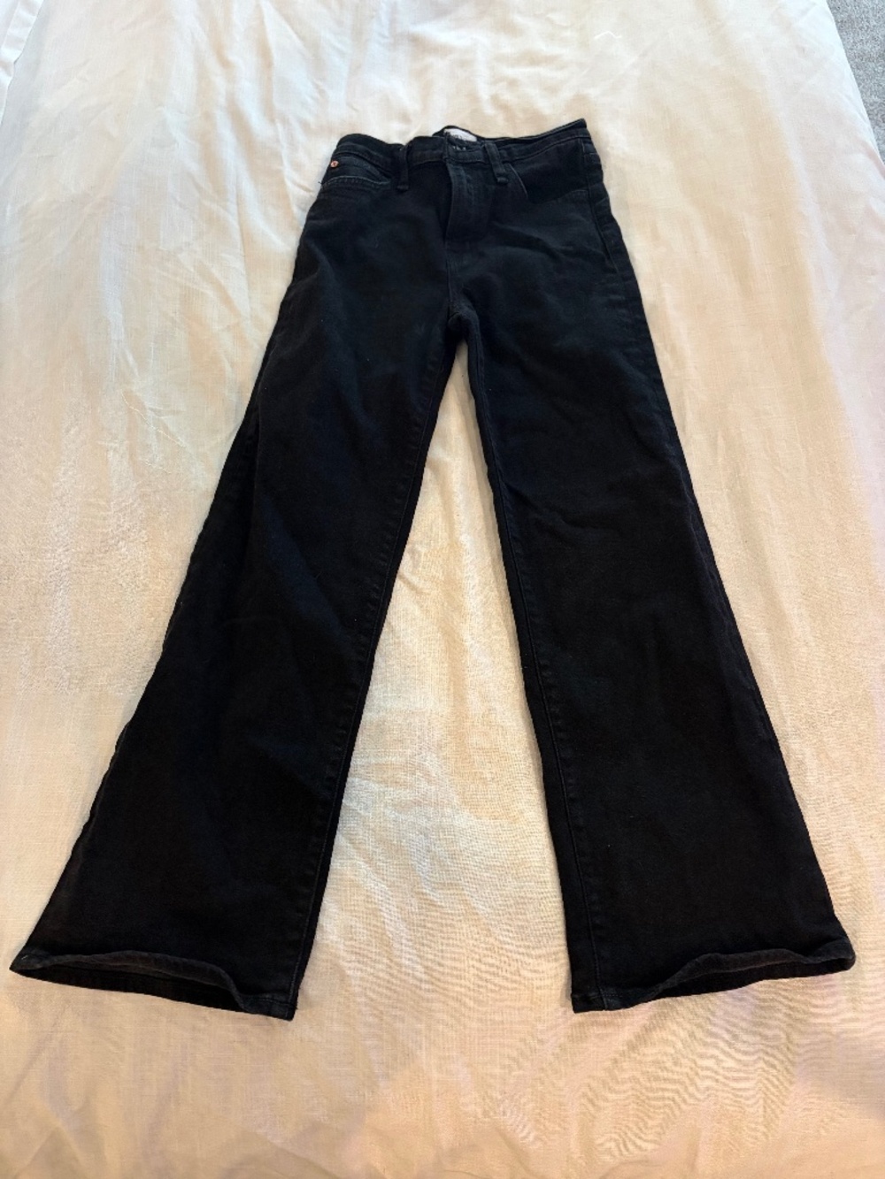 Hudson black rinse flare denim